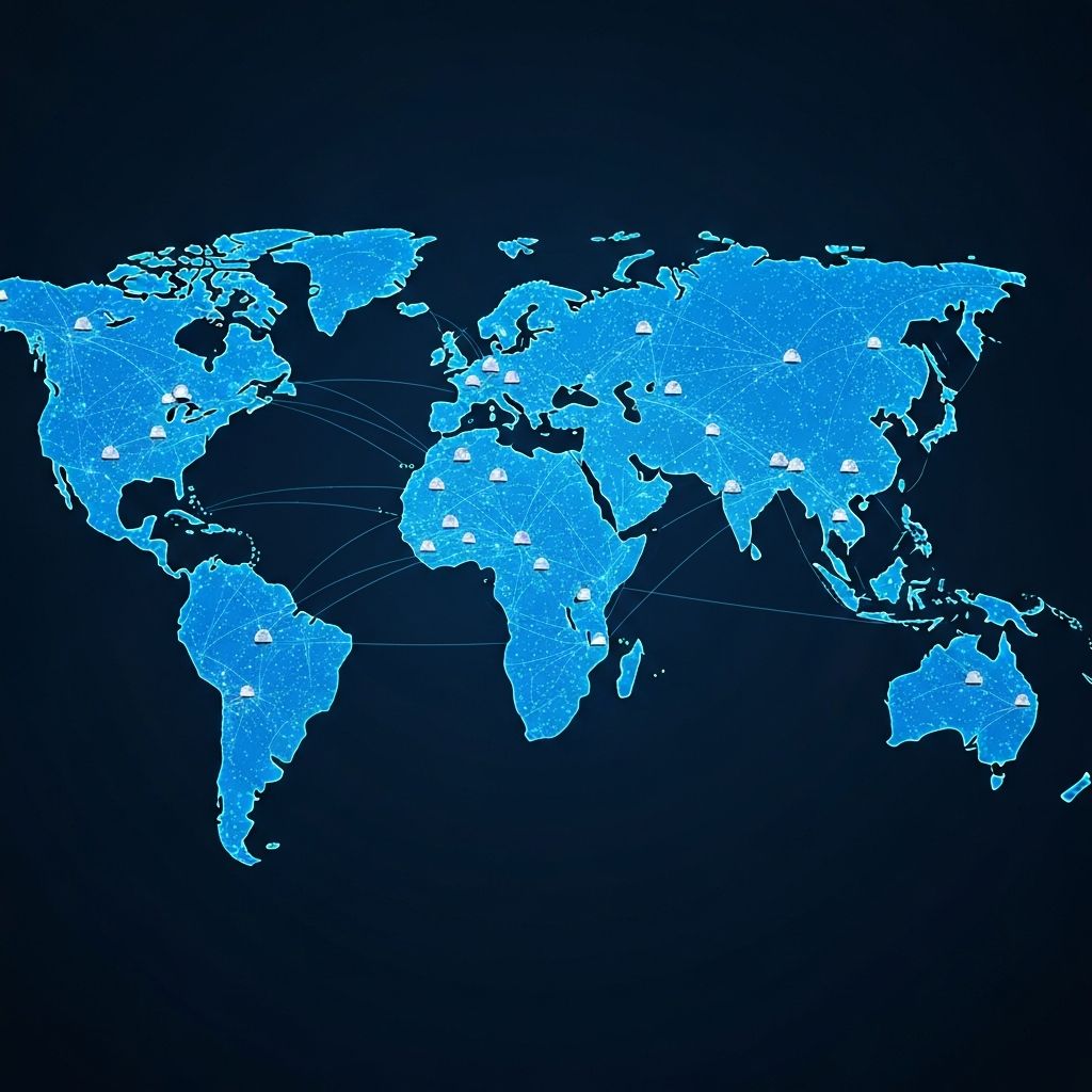 Global Network Connectivity Map